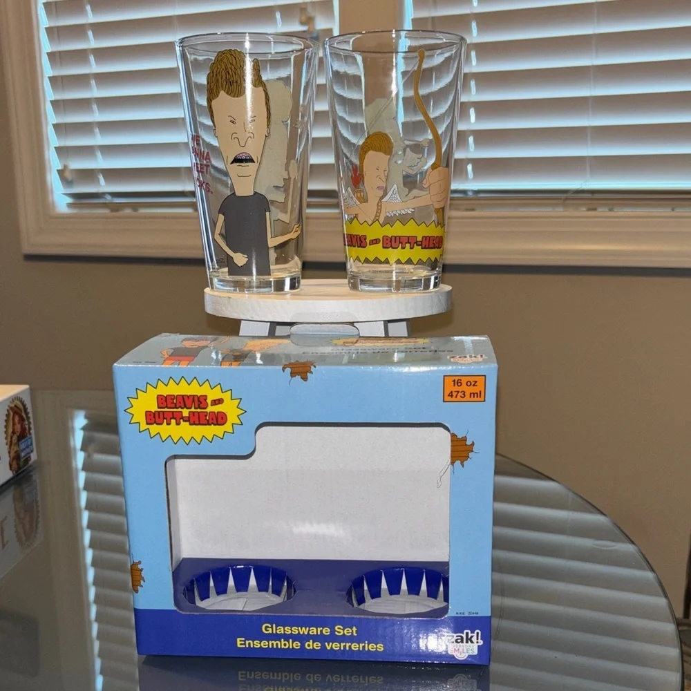 Beavis and Butt-Head Glassware Set